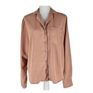 SHADES OF GREY BY MICAH COHEN WOMEN'S LONG SLEEVE TUNIC TOP SHIRT SIZE MEDIUM